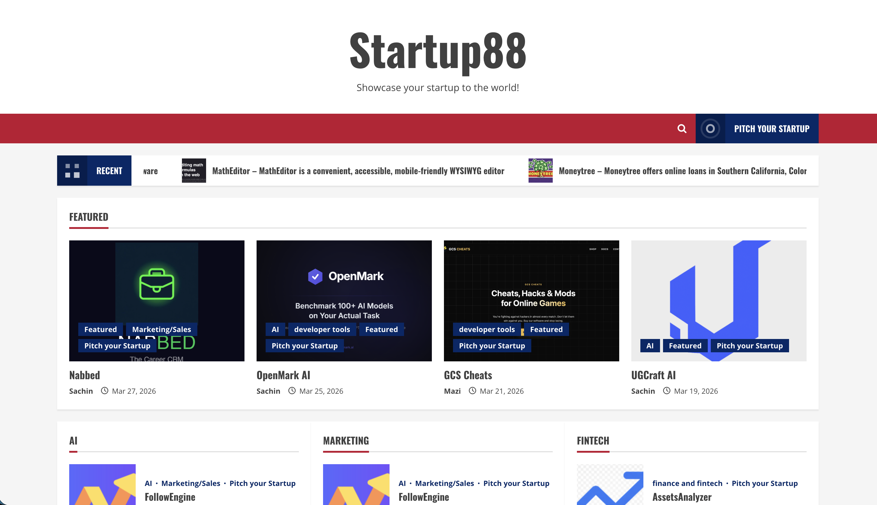 Startup88 preview