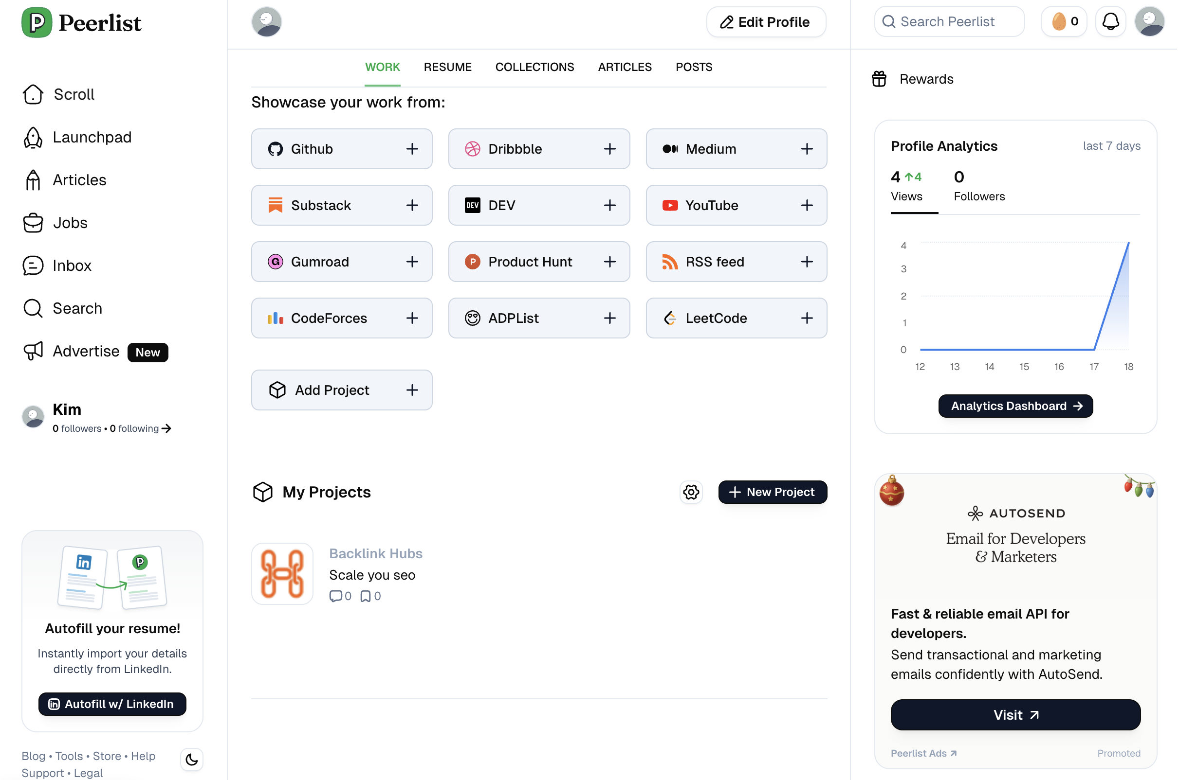 PeerList preview